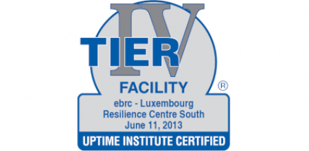 EBRC is certified Tier IV Facility for its Luxembourg Resilience Centre South