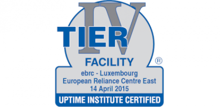 EBRC is certified Tier IV Facility for its Luxembourg European Reliance Centre East